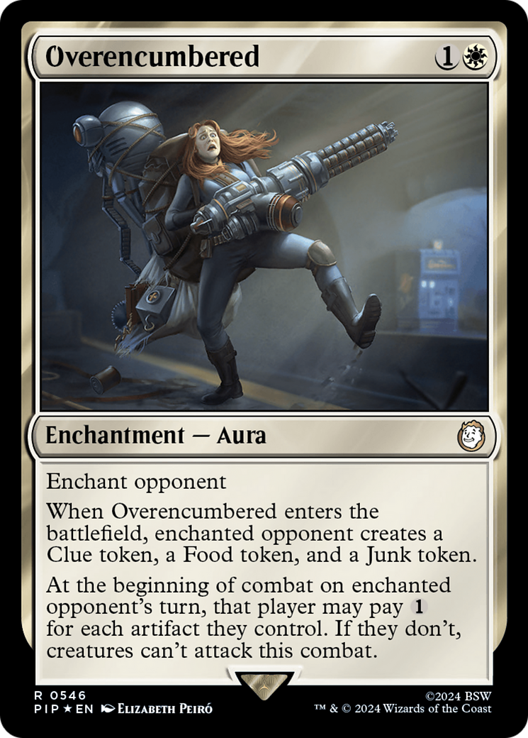Overencumbered (Surge Foil) [Fallout] | Total Play
