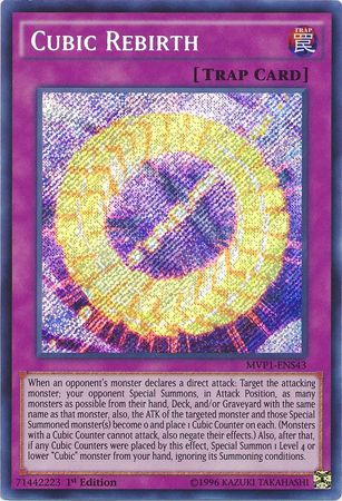Cubic Rebirth [MVP1-ENS43] Secret Rare | Total Play