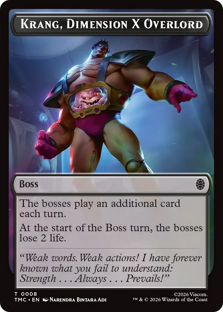 Krang, Dimension X Overlord [Teenage Mutant Ninja Turtles Commander Tokens] | Total Play