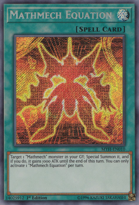 Mathmech Equation [MYFI-EN010] Secret Rare | Total Play
