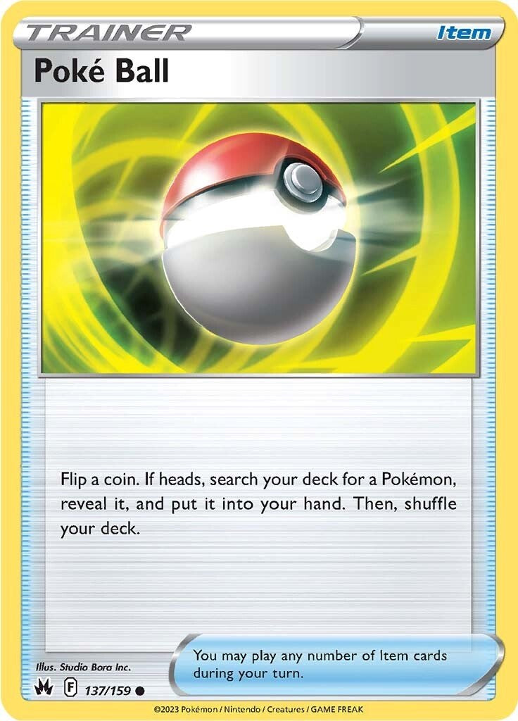 Poke Ball (137/159) [Sword & Shield: Crown Zenith] | Total Play