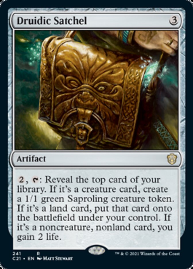 Druidic Satchel [Commander 2021] | Total Play