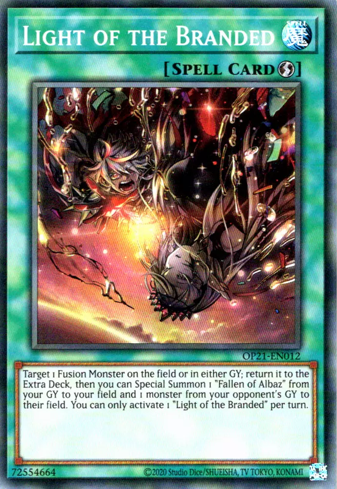 Light of the Branded [OP21-EN012] Super Rare | Total Play