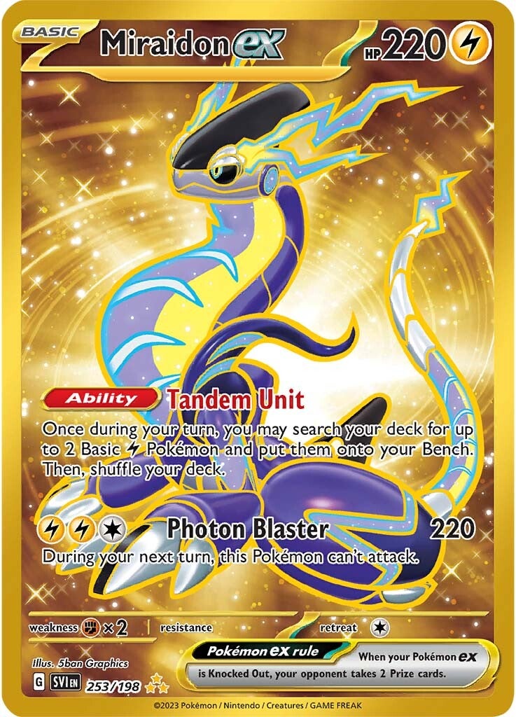 Miraidon ex (253/198) [Scarlet & Violet: Base Set] | Total Play