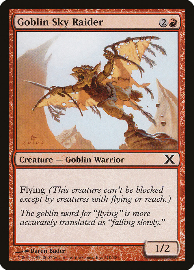 Goblin Sky Raider [Tenth Edition] | Total Play