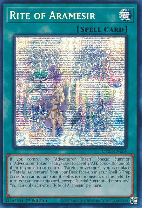 Rite of Aramesir [MP23-EN264] Prismatic Secret Rare | Total Play