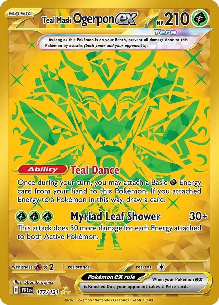 Teal Mask Ogerpon ex (177/131) [Scarlet & Violet: Prismatic Evolutions] | Total Play