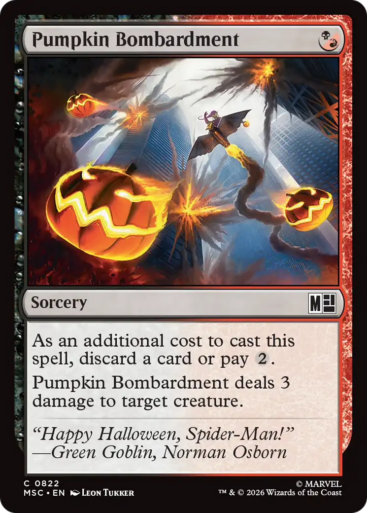 Pumpkin Bombardment [Marvel Super Heroes Commander] | Total Play