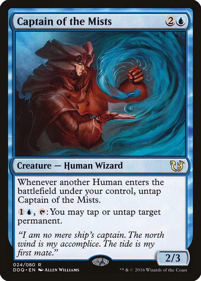 Captain of the Mists [Duel Decks: Blessed vs. Cursed] | Total Play