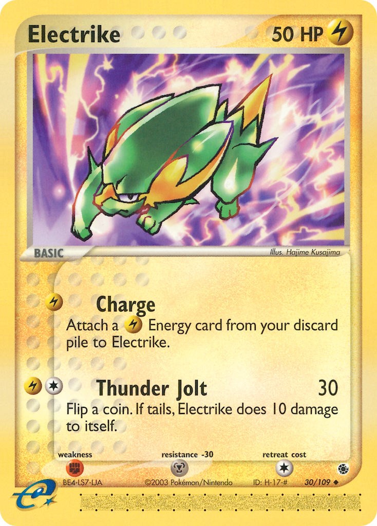 Electrike (30/109) [EX: Ruby & Sapphire] | Total Play