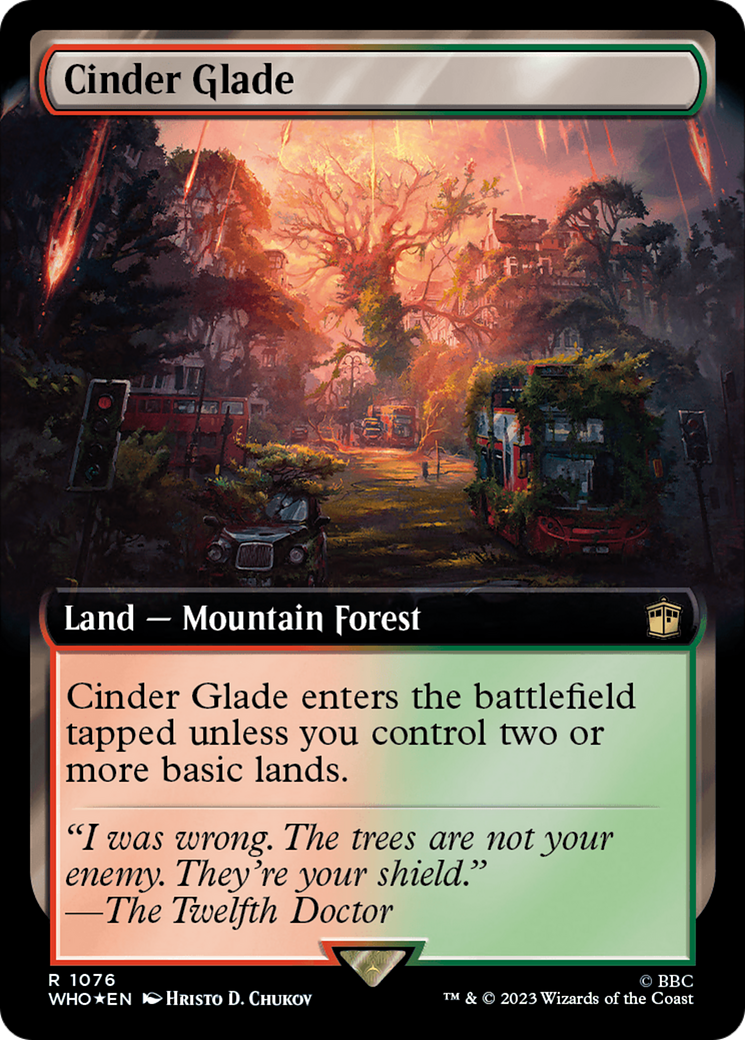 Cinder Glade (Extended Art) (Surge Foil) [Doctor Who] | Total Play