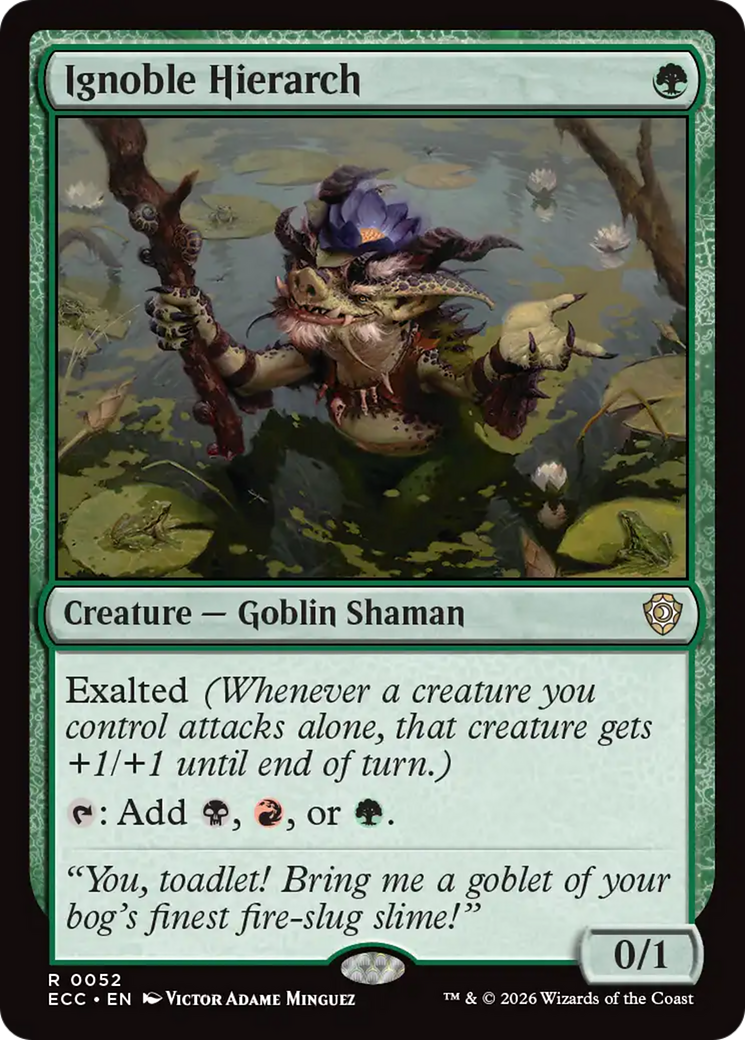 Ignoble Hierarch [Lorwyn Eclipsed Commander] | Total Play