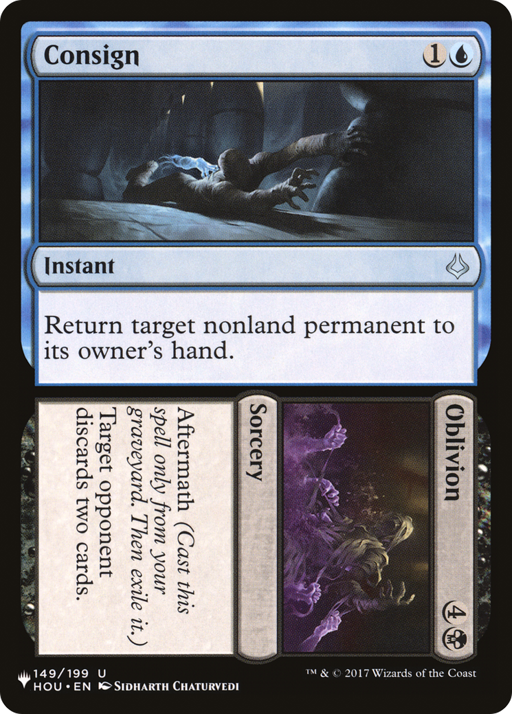 Consign // Oblivion [The List] | Total Play