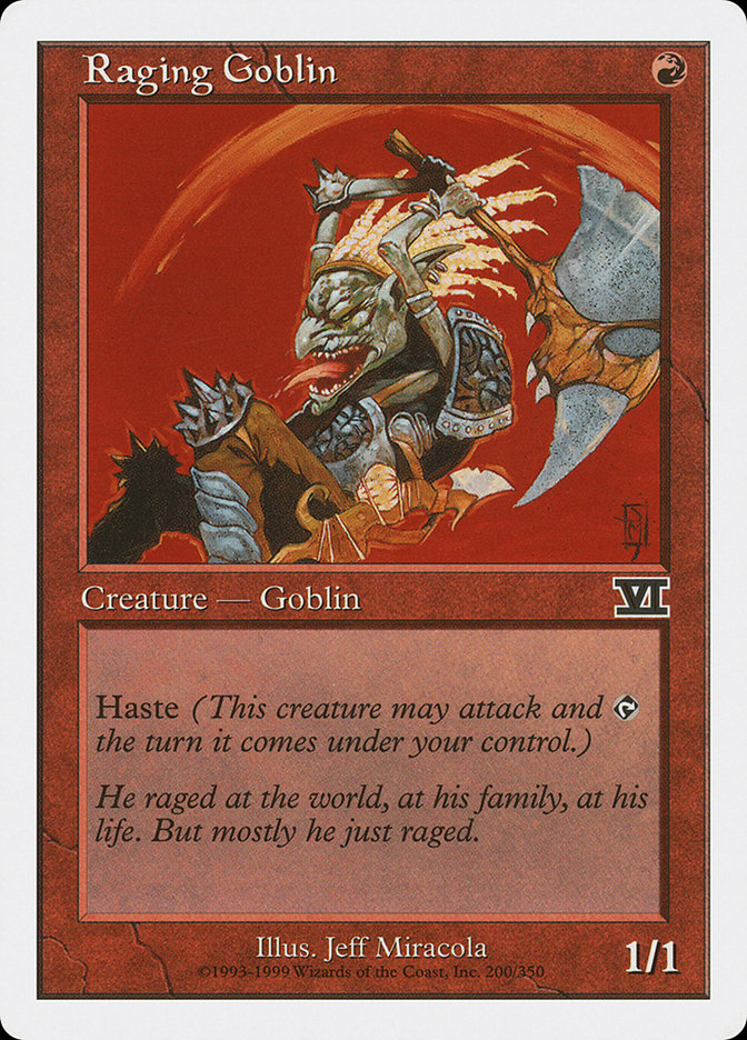 Raging Goblin [Classic Sixth Edition] | Total Play