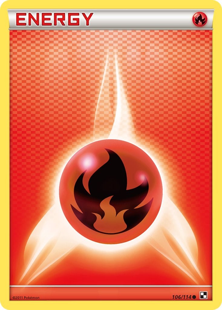 Fire Energy (106/114) [Black & White: Base Set] | Total Play