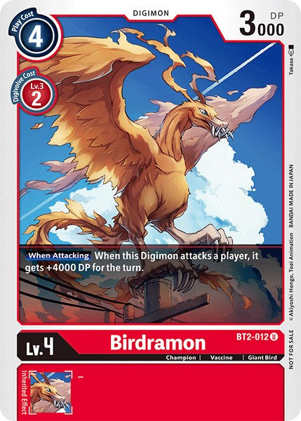 Birdramon [BT2-012] (Official Tournament Pack Vol.3) [Release Special Booster Promos] | Total Play