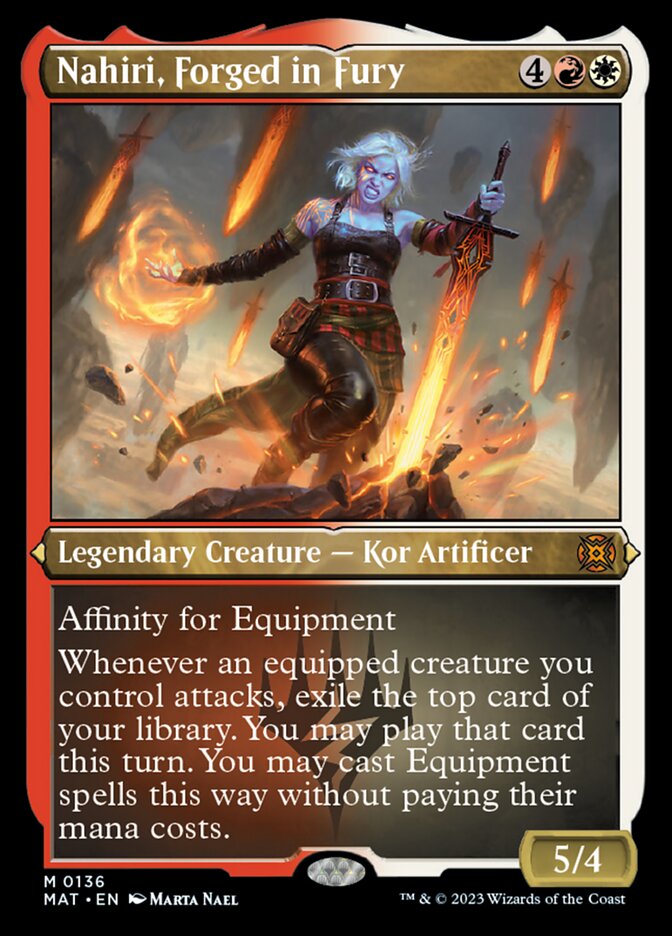 Nahiri, Forged in Fury (Foil Etched) [March of the Machine: The Aftermath] | Total Play