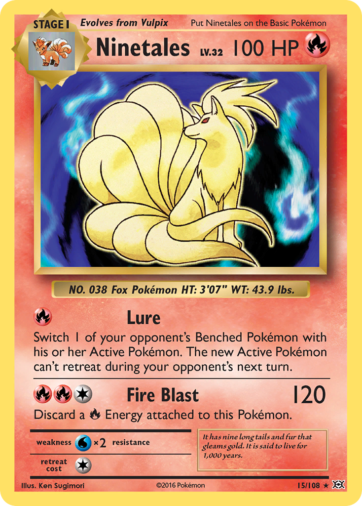 Ninetales (15/108) [XY: Evolutions] | Total Play