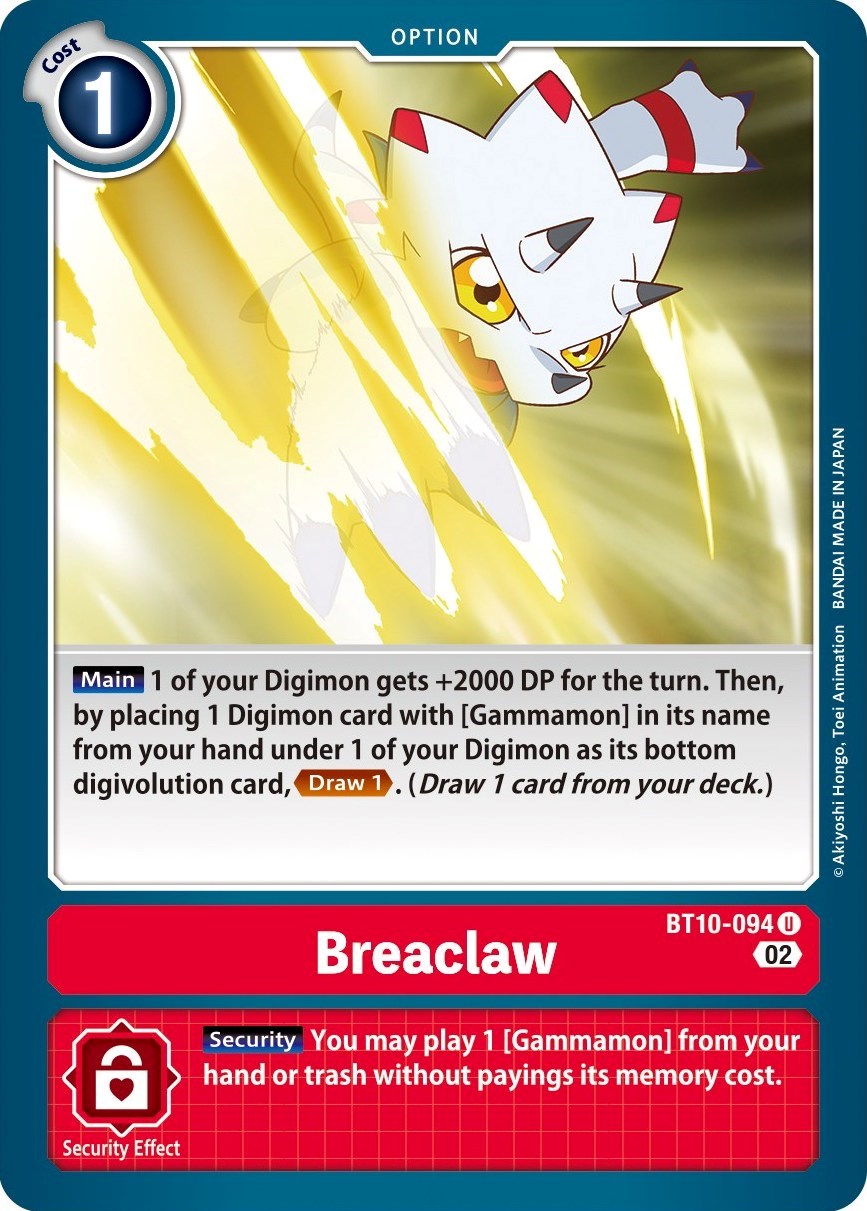 Breaclaw [BT10-094] [Xros Encounter] | Total Play