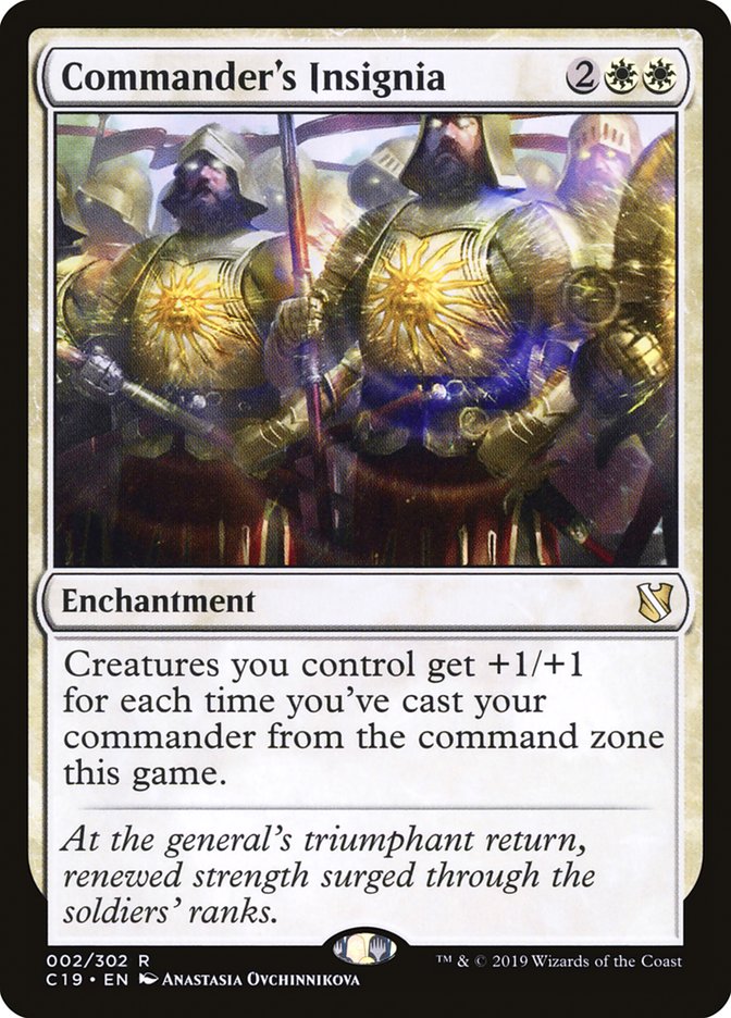 Commander's Insignia [Commander 2019] | Total Play