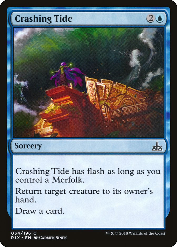 Crashing Tide [Rivals of Ixalan] | Total Play