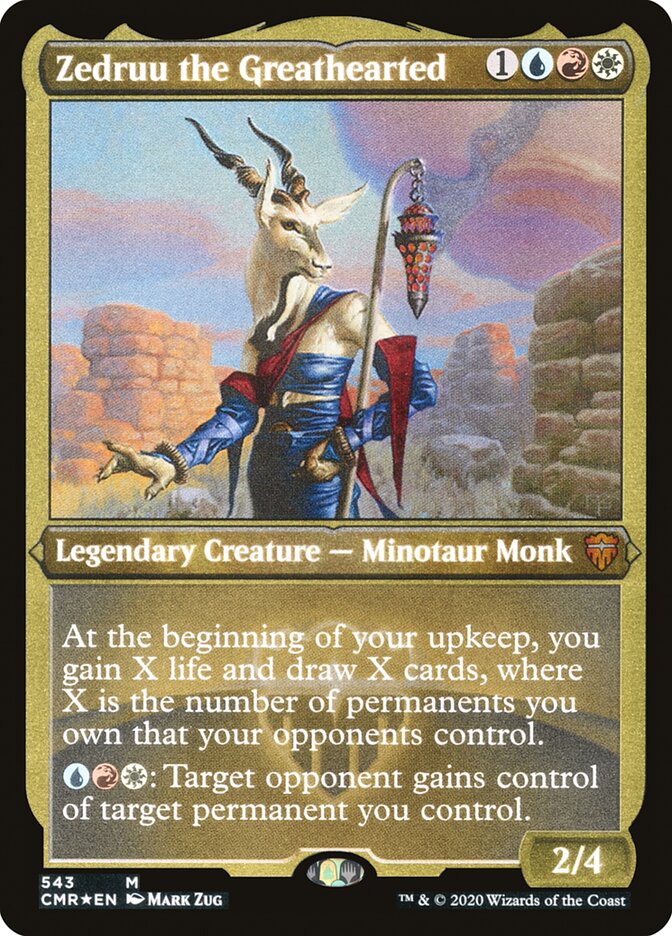 Zedruu the Greathearted (Etched) [Commander Legends] | Total Play