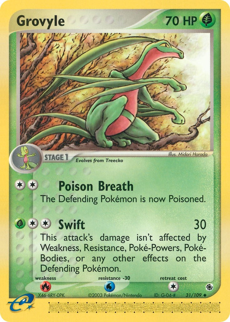 Grovyle (31/109) [EX: Ruby & Sapphire] | Total Play