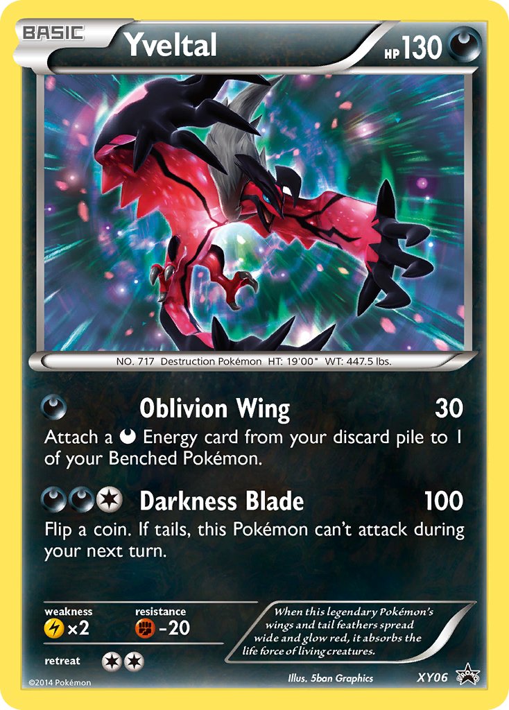 Yveltal (XY06) [XY: Black Star Promos] | Total Play