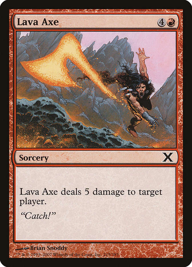 Lava Axe [Tenth Edition] | Total Play
