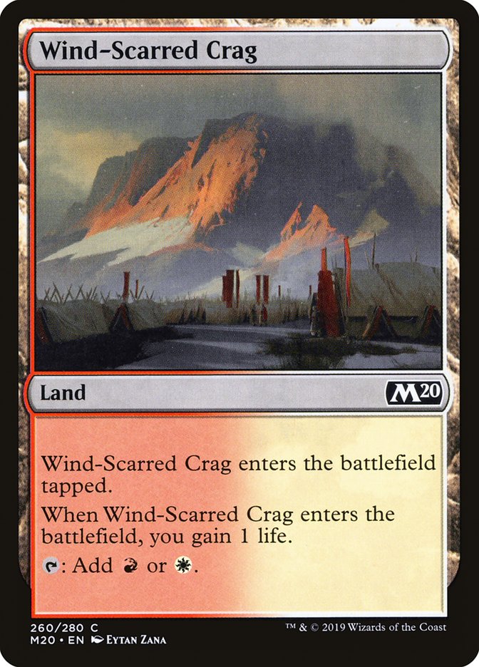 Wind-Scarred Crag [Core Set 2020] | Total Play