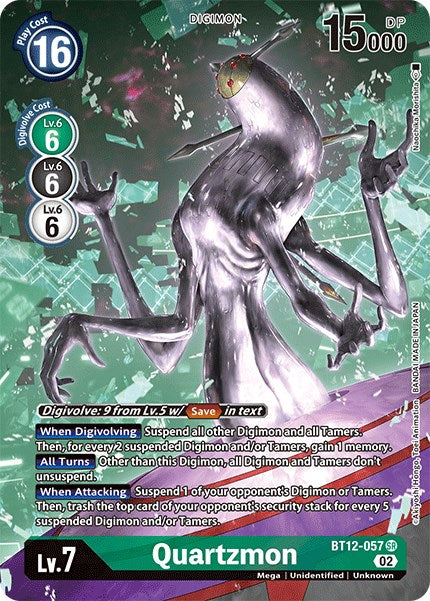 Quartzmon [BT12-057] (Alternate Art) [Across Time] | Total Play