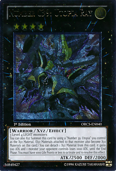 Number C39: Utopia Ray [ORCS-EN040] Ultimate Rare | Total Play