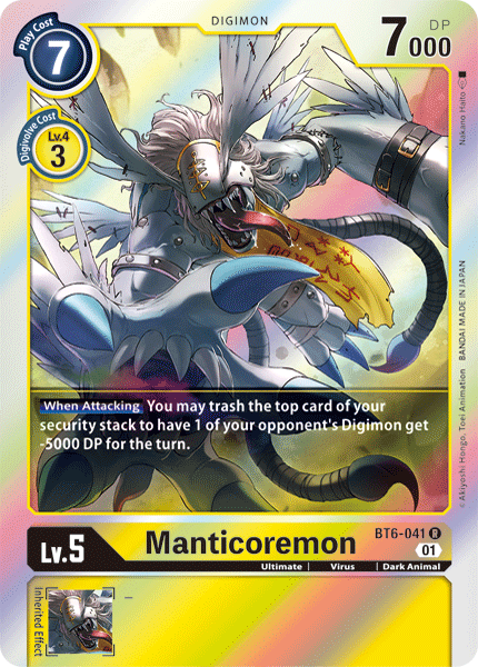 Manticoremon [BT6-041] [Double Diamond] | Total Play