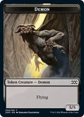 Demon // Elemental Double-Sided Token [Double Masters Tokens] | Total Play