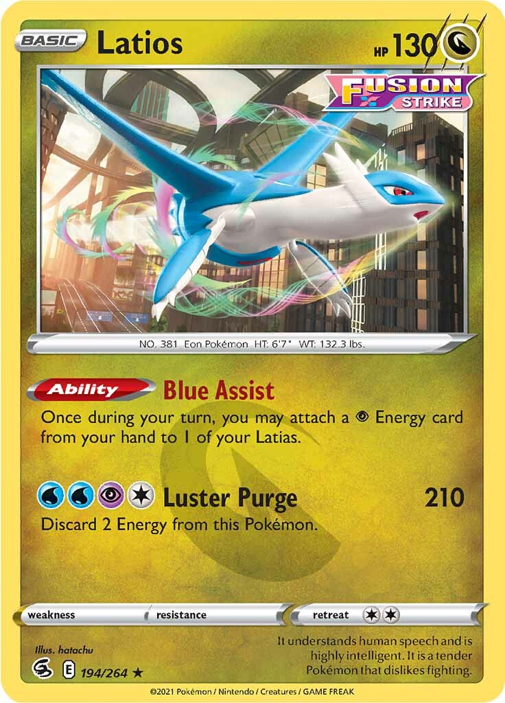 Latios (194/264) [Sword & Shield: Fusion Strike] | Total Play