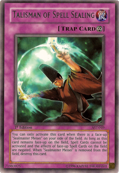 Talisman of Spell Sealing [AST-049] Rare | Total Play