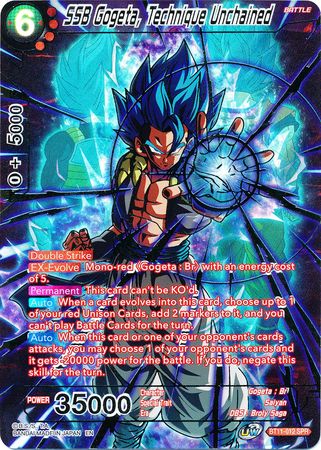 SSB Gogeta, Technique Unchained (SPR) (BT11-012) [Vermilion Bloodline 2nd Edition] | Total Play