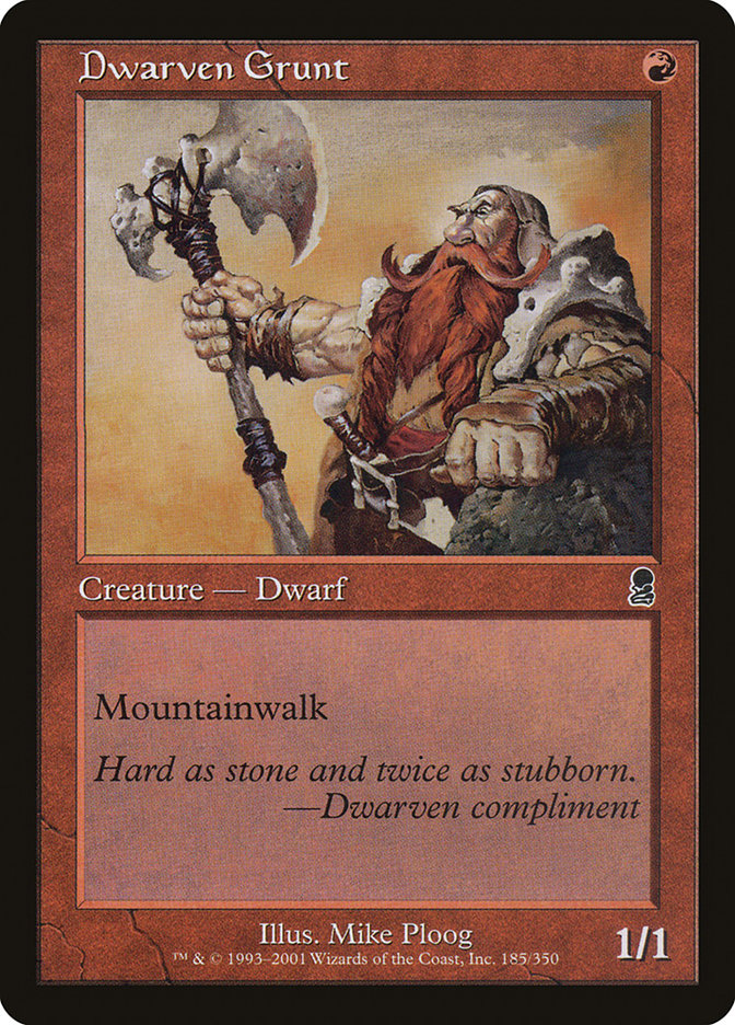 Dwarven Grunt [Odyssey] | Total Play