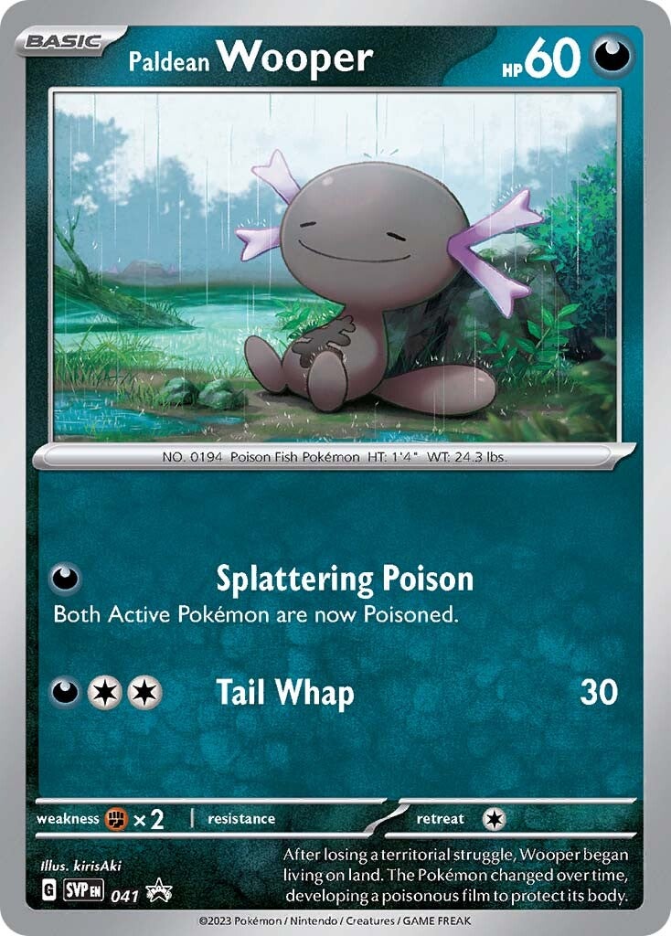 Paldean Wooper (041) [Scarlet & Violet: Black Star Promos] | Total Play