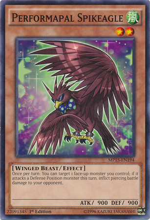 Performapal Spikeagle [MP15-EN194] Common | Total Play