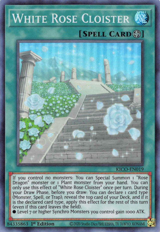 White Rose Cloister (Super Rare) [KICO-EN019] Super Rare | Total Play