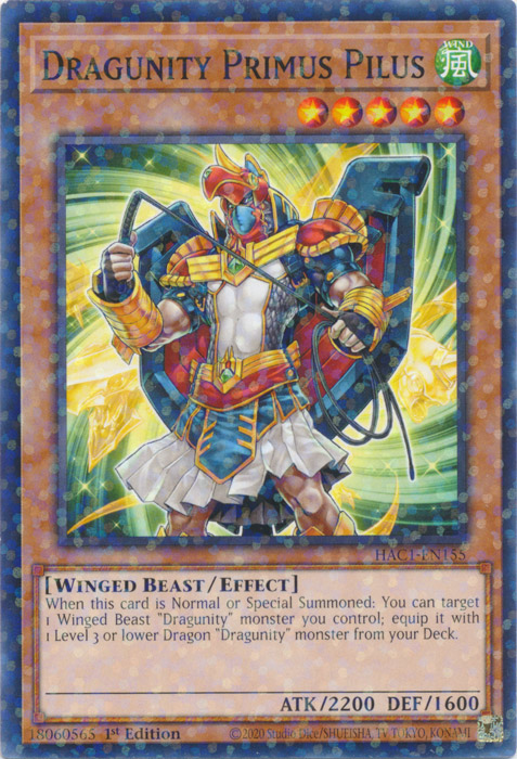 Dragunity Primus Pilus (Duel Terminal) [HAC1-EN155] Common | Total Play