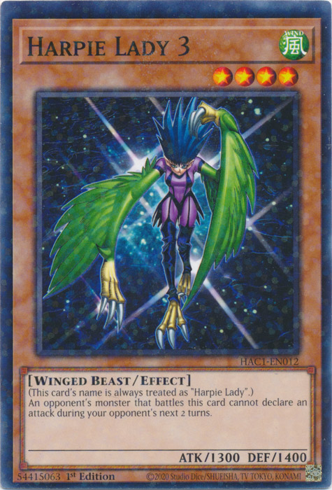 Harpie Lady 3 (Duel Terminal) [HAC1-EN012] Common | Total Play