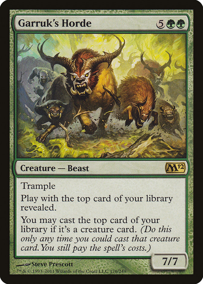Garruk's Horde [Magic 2012] | Total Play