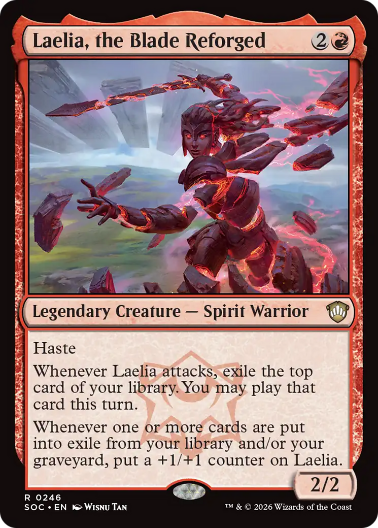 Laelia, the Blade Reforged [Secrets of Strixhaven Commander] | Total Play