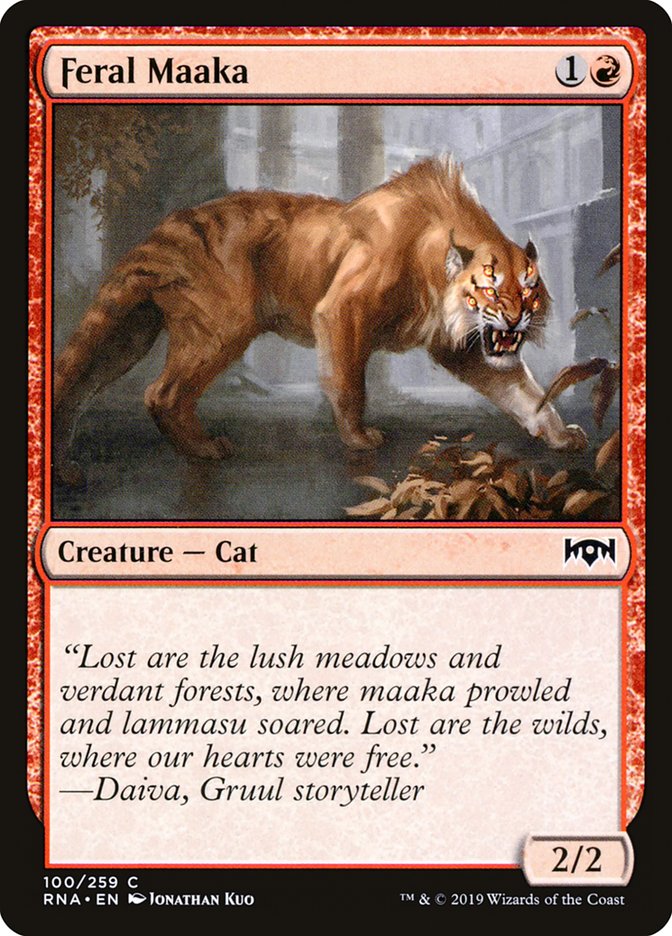 Feral Maaka [Ravnica Allegiance] | Total Play