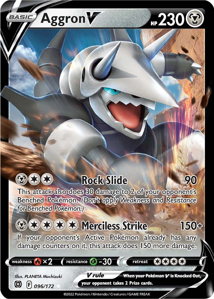 Aggron V (096/172) [Sword & Shield: Brilliant Stars] | Total Play