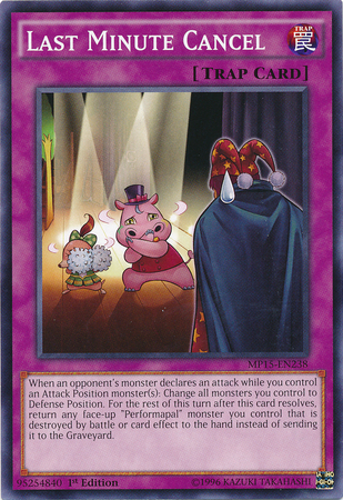 Last Minute Cancel [MP15-EN238] Common | Total Play