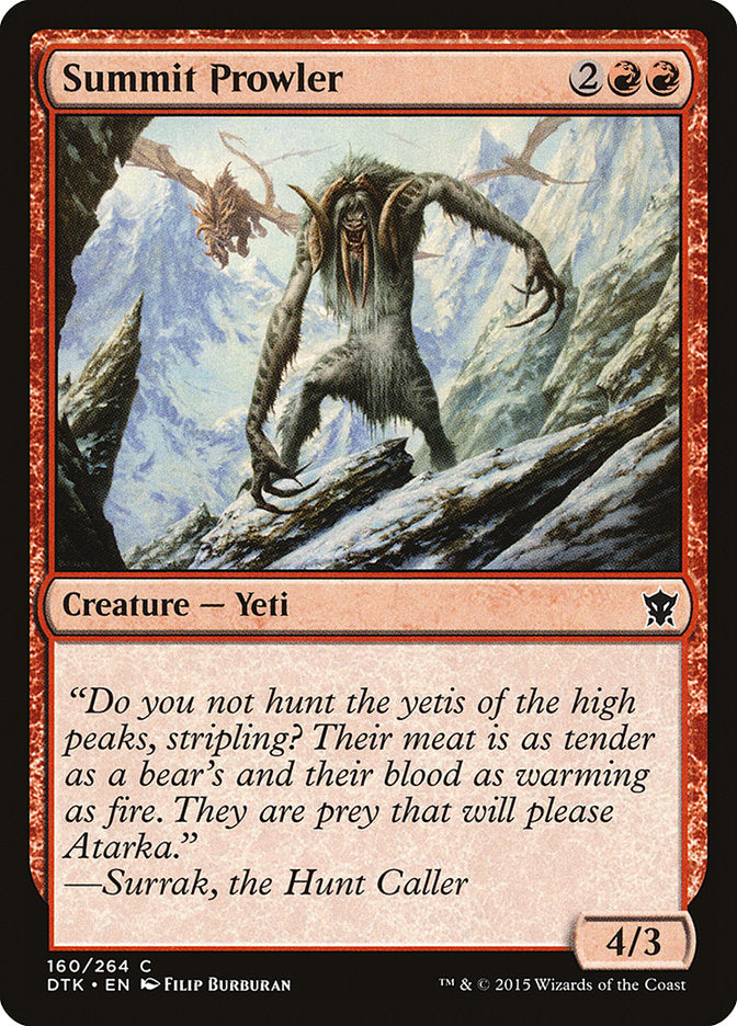 Summit Prowler [Dragons of Tarkir] | Total Play