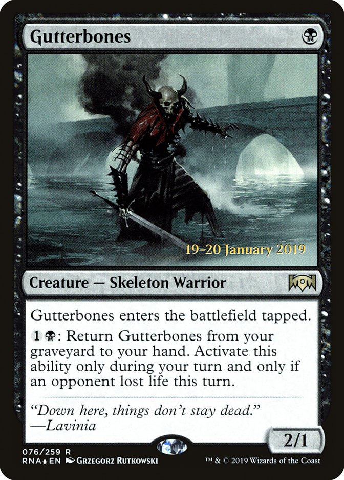 Gutterbones [Ravnica Allegiance Prerelease Promos] | Total Play